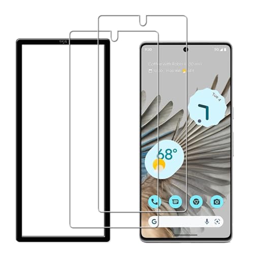 KPNS For Google Pixel 7 �K���X�t�B���� �t���ی�t�B���� ���Y���Ɏq�f�ސ� 9H �\�ʍd�x �����K���X �Ϗ��� ��ʕی�t�B���� 2���Z�b�g �K�C�h�g�t��