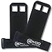 WOD Nation Leather Barbell Gymnastics Grips Perfect for Pull-up Training, Kettlebells, Gymnastic Rings (Black - Small)