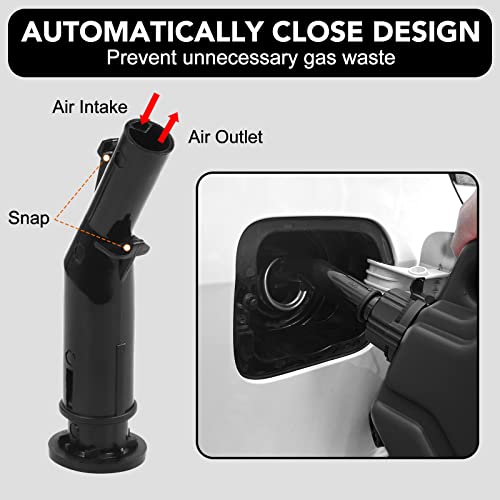 Esploratori 5L 1.3 Gallon Portable Gas Can, Fuel Oil Petrol Storage Backup Tank With Lockable Bracket, Mounting Bracket For Car Motorcycle Utv Atv Suv And Outdoor Work, Epa Certified(Black) #TOP2