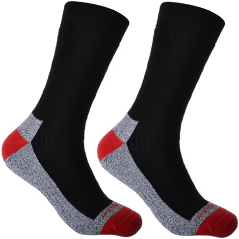 2 Pairs of Thick Cotton Coolmax walking Socks with Arch Support