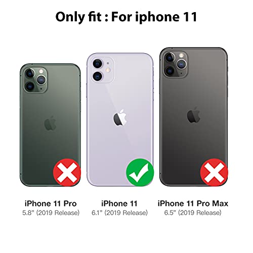 Ook Compatible With Iphone 11 Case Cute Cow Print Fashion Slim Lightweight Camera Protective Soft Flexible Tpu Rubber For Iphone 11 With [Screen Protector]-Pink #TOP5