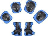 SISIGAD Kids Protective Gear Set for Kids 3-14 Years Toddler Knee Pads and Elbow Pads,3 in 1 Protective Gloves with Wrist Guards for Skateboard Skating Bike Scooter Hoverboard Cycling Sports