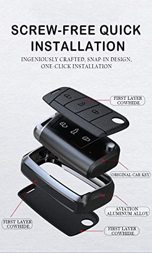 Coque de clé VW Golf 7 et Seat Leon idéale pour protéger votre clé grise
