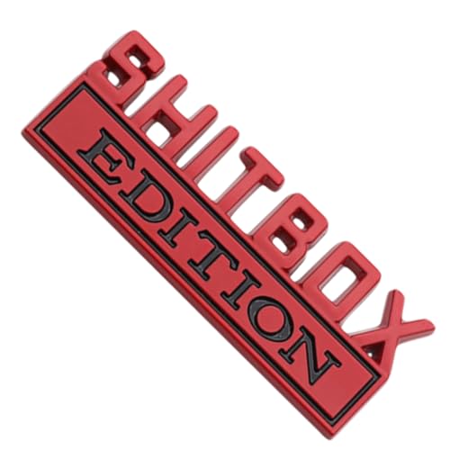 Generic - Shitbox-Autoembleme - 3D Auto Abzeichen Emblem Aufkleber | Kreative Lustige Neuheitsdekoration Selbstklebend | Heckaufkleber Für Fahrzeuge Autos LKWs