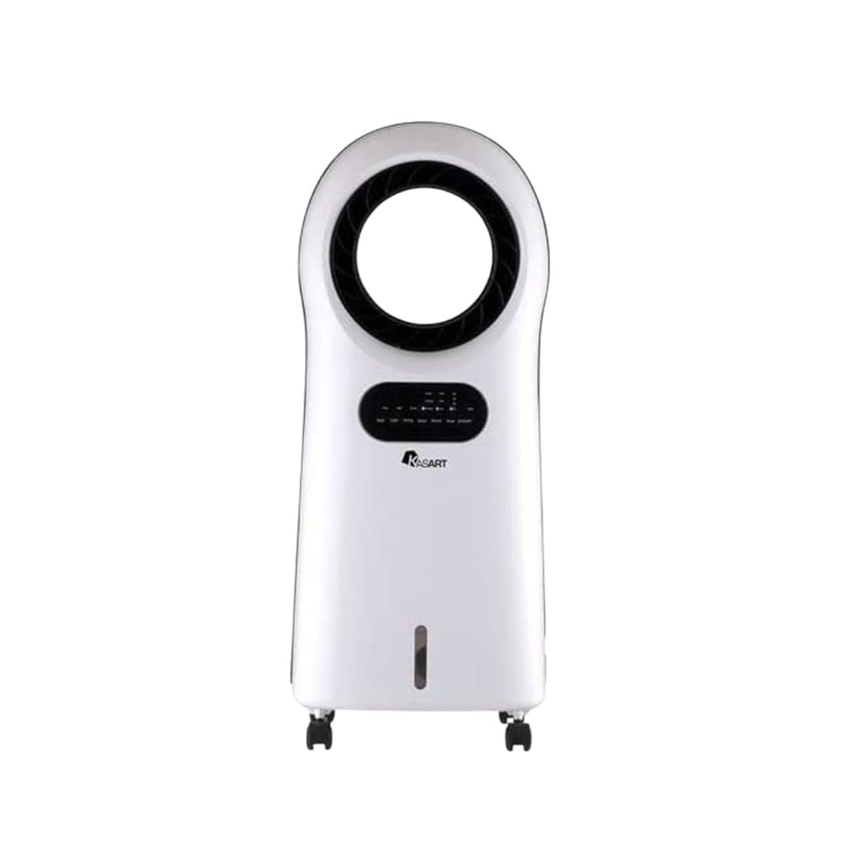 KASART - Refrigerador evaporativo ionizador 90 W – Refresca, purifica y humidifica con control remoto panel táctil, mando a distancia y temporizador, herramienta portátil de 3 velocidades