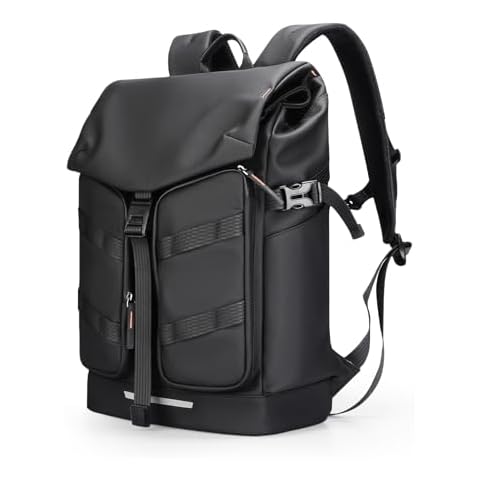 MARK RYDEN Business Backpack for Men, 17.3 Inch Laptop Backpack with High Tech Magnetic Snap, Waterproof Fashion Casual Backpack Ideal for Working, Daily Life Cover