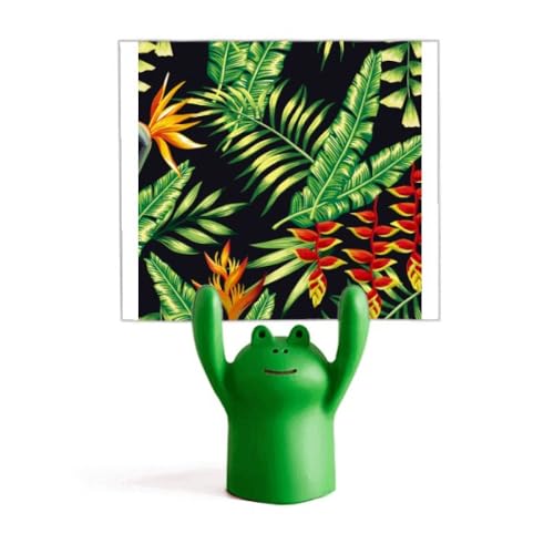 Support de dessin tropical mignon, porte-mémo grenouille et déco originale
