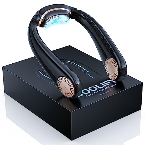 TORRAS COOLiFY Cyber 2026 Flagship AI Neck Air Conditioner, Ultimate Immersive Cooling Portable Neck Fan【No.1 Coolest & Max Cooling Area】 Neck Fans that Blow Cold Air 6000 mah Rechargeable f