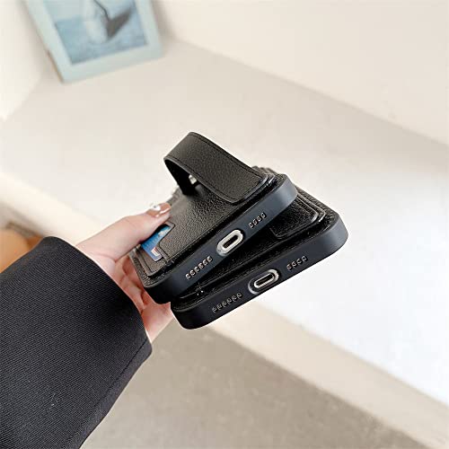 Étui de téléphone en cuir litchi antichoc BSAPP pour protéger votre iPhone
