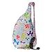 KAVU Original Rope Pack Lightweight Water Resistant Sling Bag - Paper Airplanes