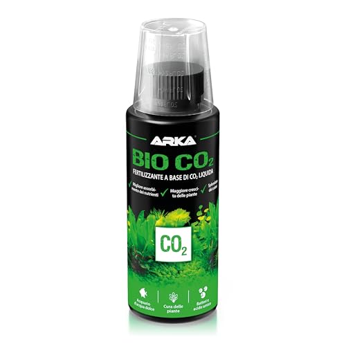CO2 biologico acquario 118 ml – MICROBE-LIFT Bio-CO2 – fonte liquida con batteri e acidi umici – stimola crescita e colori piante – senza nitrati – per nano e plantacquari dolci – ARKA