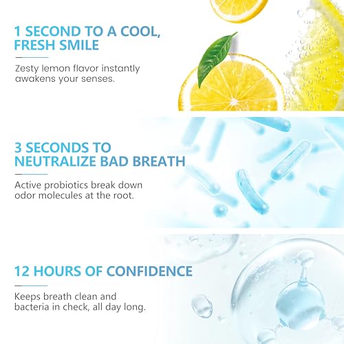 CEELIKE Oral Spray - Fresh Breath, Mint & Lemon Flavors, 20ml (Pack of 2) - Natural Freshness for Daily Oral Care