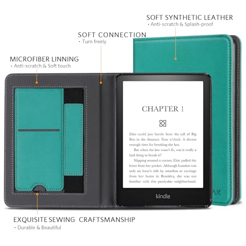 Image of CoBak Case with Stand for 6.8 inch E-Book Reader -Cover with Auto Sleep Wake,Card Slot,Hand Strap Feature - Fits 11th Generation（not Compatible with Meebook /KoBo）