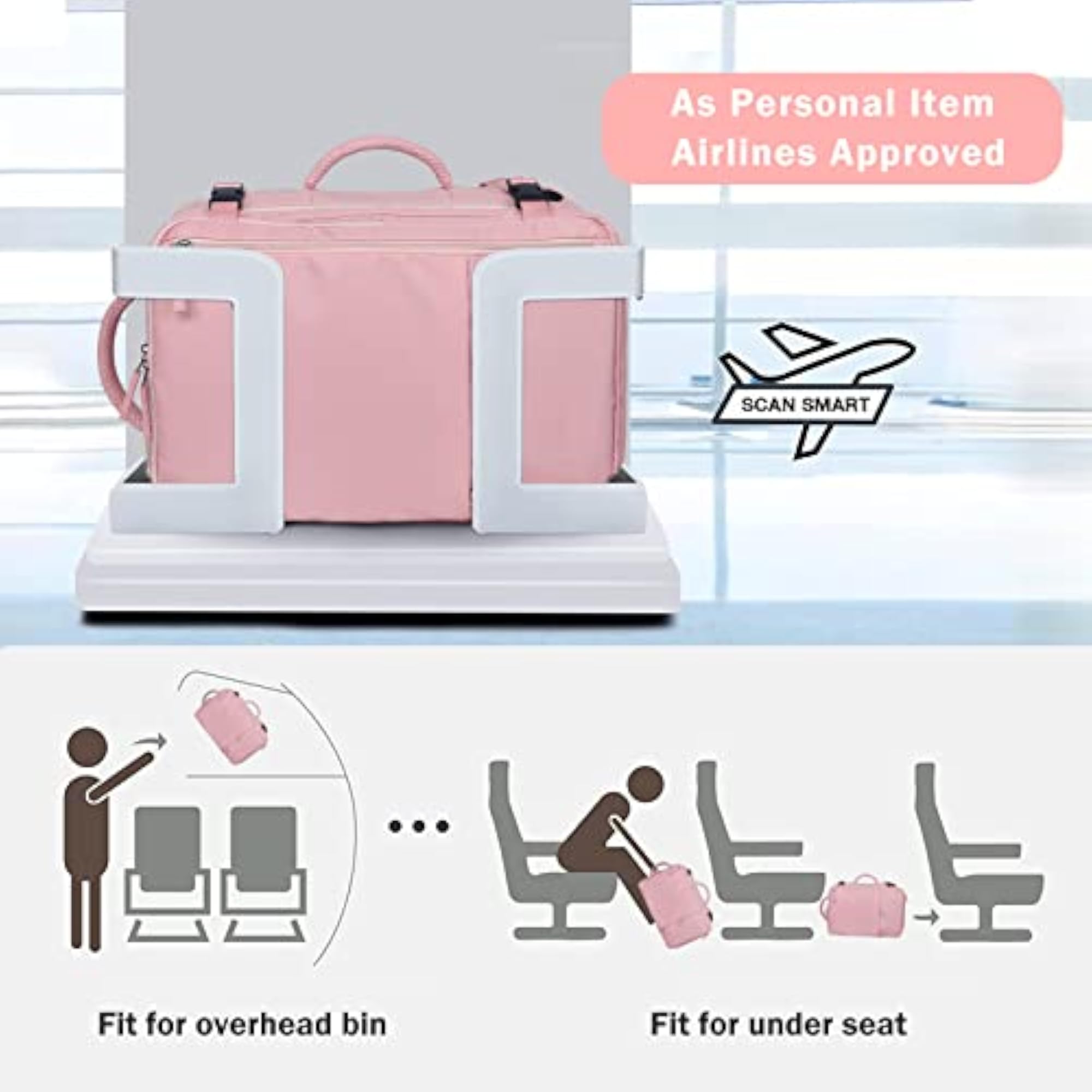 Stylish Laptop Backpack, Flight-approved