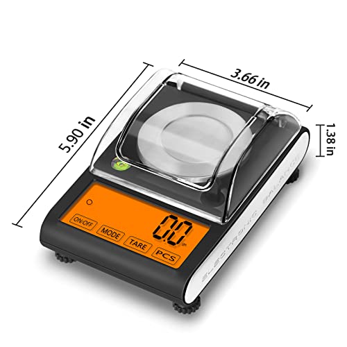 Fuzion Tgd-1500Gn Reloading Scale, 0.1Gn Large Lcd Touch Screen, 6 Weigh Modes, Grain Powder Scale + 1G 2G 5G 10G 20G Stainless Steel Scale Calibration Weight Kit #TOP4