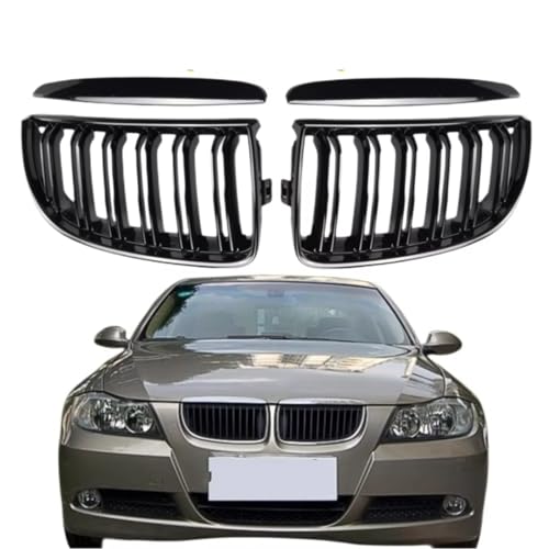 Calandre avant pour BMW E90 E91 2005-2008 à double lamelles