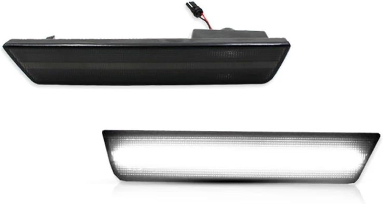 ドマーカー に適合する ダッジ に適合する チャレンジャー 2008-2014 LEDレンズ サイドマーカーライト デュアル列 フロ