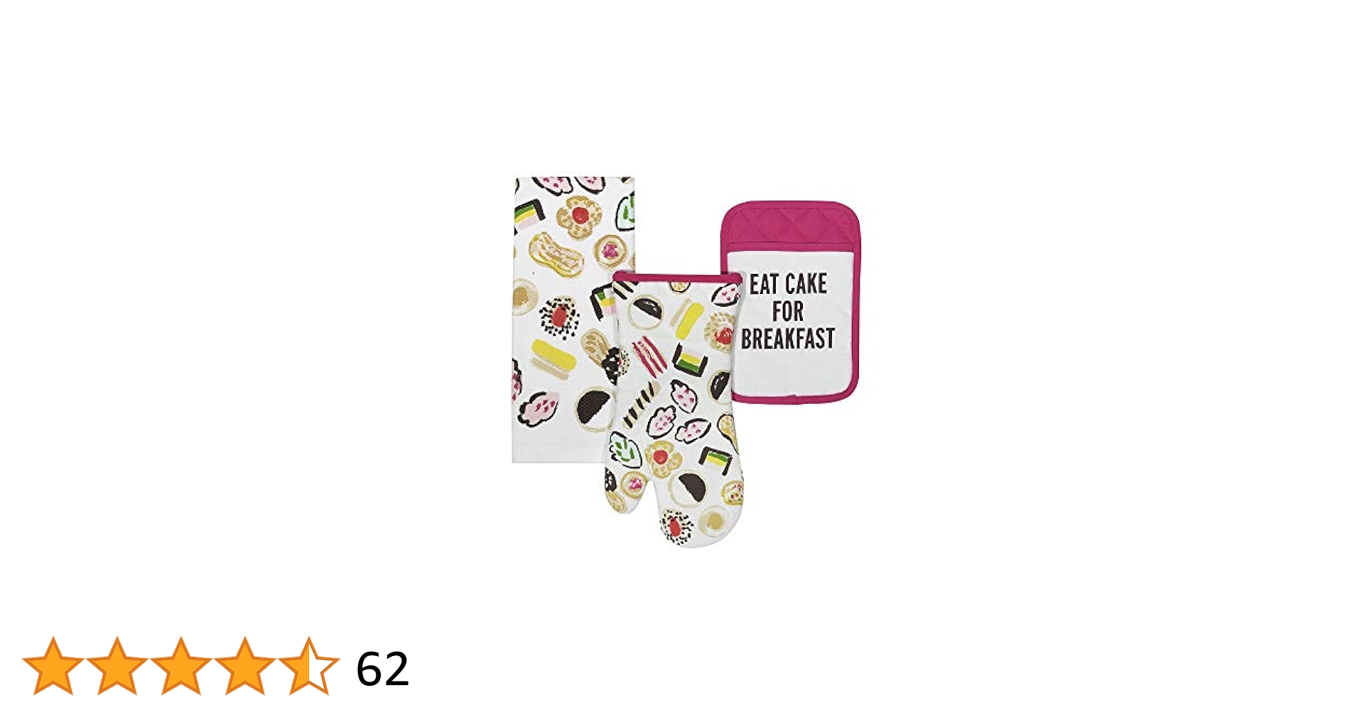 Amazon.com: Kate Spade Eat Cake for Breakfast Kitchen Towel