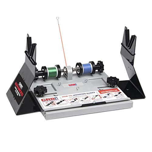 CRB Advanced Hand Wrapper System – 2 Spool Thread Tensioner & Rod Stand for Rod Building by CRB CUSTOM ROD BUILDER - Used condition - US$64.32
