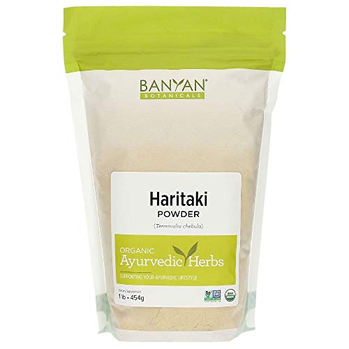 Organic Haritaki Powder by Banyan Botanicals - 100% Certified Organic and Non-GMO