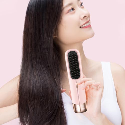 Cepillo alisador con pantalla LED para cabello miniatura 3