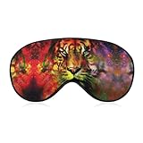 Magic Space Tiger - Antifaz para dormir con correa ajustable, cómodo y suave, ayuda para dormir, antifaz que bloquea la...