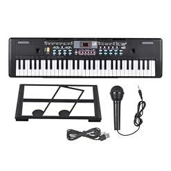 Électronique clavier Piano Piano Électrique À Orgue Électronique USB, 61 Touches, Avec Microphone, Musique Numérique Noire, Clavier Électronique, Affichage LED – Image 5