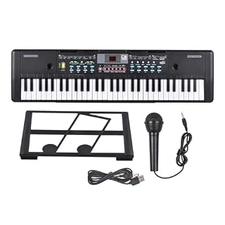 Électronique clavier Piano Piano Électrique À Orgue Électronique USB, 61 Touches, Avec Microphone, Musique Numérique Noire, Clavier Électronique, Affichage LED - Les Beatles, Paul McCartney, John Lennon, RIngo Starr, George Harrison Électronique clavier Piano Piano Électrique À Orgue Électronique USB, 61 Touches, Avec Microphone, Musique Numérique Noire, Clavier Électronique, Affichage LED – Image 5