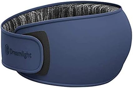 Dreamlight Ease 3D Contoured Sleep Mask, 100% Light Blocking, Made by Breathable, Comfortable, Anti-Wrinkle Fabric, for Sleeping, Traveling, Shift Work, Meditation