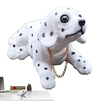 Bobblehead Chien En Résine – Tête Qui Balance – Tableau De Bord Ou Bureau – Cadeau Fantaisie