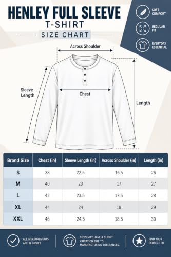 London Hills Men's Solid Henley T-Shirt Skin - Image 4