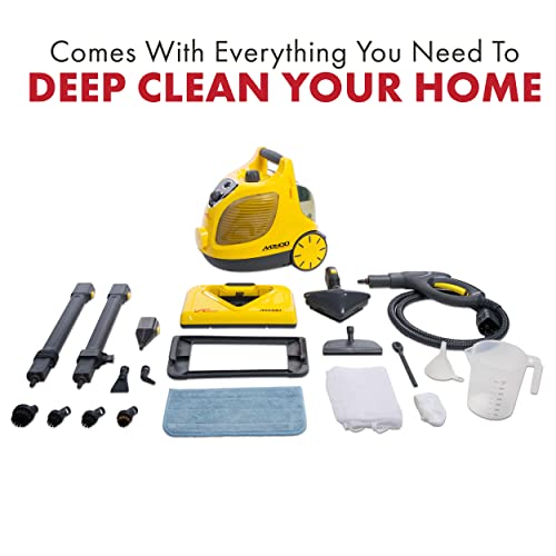 Vapamore Mr-100 Primo Steam Cleaner With Retractable Cord, Chemical Free Professional-Grade Steamer For Cleaning Floors, Mattresses, Cars, Upholstery, And More #TOP2
