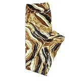 Lularoe Tall Curvy (TC fits Sizes 12-18) Marble Swirl Dye Brown White Black Green Buttery Soft Adult Leggings