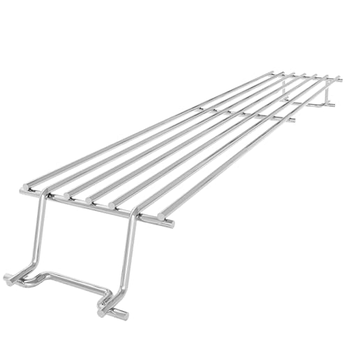 KATEEDY Grill Warming Rack for Weber Spirit Grill 7641 Warming Rack Spirit 300 Series, Grills with Front Control Knobs，25'' Stainless Steel Grill Upper Rack for Weber Genesis Silver Gold B/C Grills by KATEEDY - Used condition - US$28.44