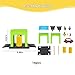 HANQIANN Car Wash Station Playset Toy for Wooden Train Track,Creative City Washer Scenes Pretend Play Toy Vehicles Train Accessory Preschool Learning Educational Toys for Toddlers Kids