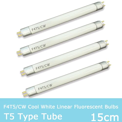 F4T5/CW Fluorescent Light Bulbs Replacement for Coleman Lantern,Flashlight,15cm/6inch 4Watts Cool White Linear Bulb by Flyercatch - Used condition - Image 5