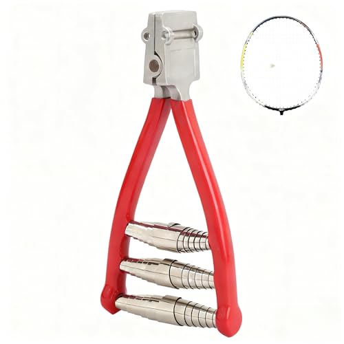 Changor Racket Starting Clamp, Wide Head 3 Spring Starter Stringing Tool with Ultra-Light Aluminum,Tennis stringing Tools for Badminton Tennis Racket Stringing Clamp