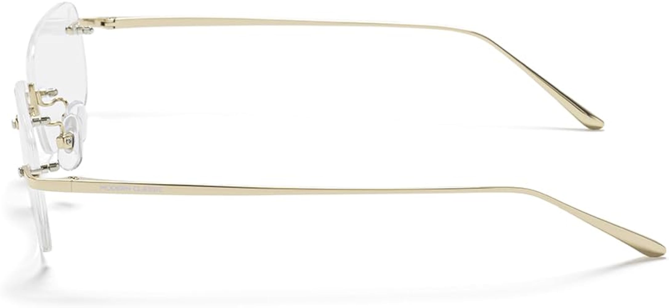 MODERN CLASSIC] モダンクラシック リムレス サングラス UVカット