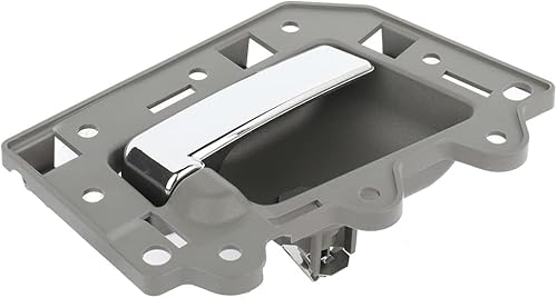 Miniatura 2 de LUJUNTEC Reemplazo de la manija interior de la puerta del lado del pasajero trasero para Jeep 2005-2010 para Grand para carcasa gris Cherokee con
