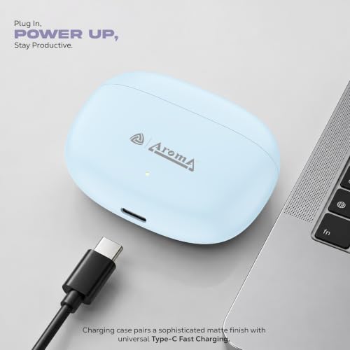 Image of AROMA NB126 Force Plus Upto 50Hr Playtime*, Fast Charging, Dual Pairing, Heavy Bass Bluetooth