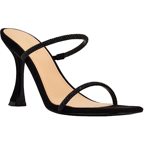 Guess Women's Habbit Heeled Sandal, Black, 8.5 #TOP16