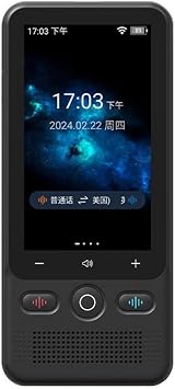 Traduttore Intelligente T8S – Bidirezionale Multilingue, 800mAh, Bluetooth, 8 Ore Di Autonomia, Per Viaggi E Lavoro