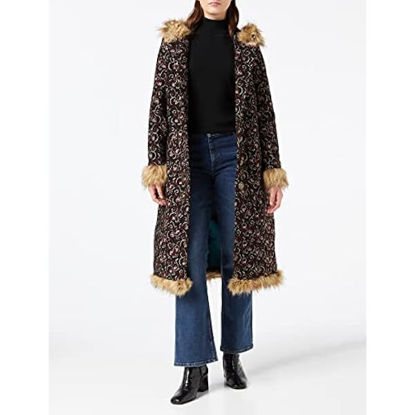 Joe Browns Florals Winter Coat Abrigo de Invierno Floral Festivo para Mujer