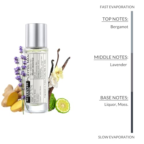 Image of ALTERNATE SCENTS Playful Men's Perfume | 40ml Eau De Parfum | Strong & Long Lasting | Sweet Spicy Warm Scent | 30% Perfume Oil | French-Inspired | Made In India