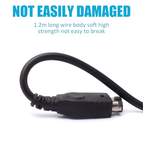 Weigongr LLXX-DDX Gba Link Cable,2 Player Game Link Cable Compatible For Nintendo Gameboy Advance Sp,Gameboy Advance, Gba Color Link Cable,3.96Ft Black thumb #1