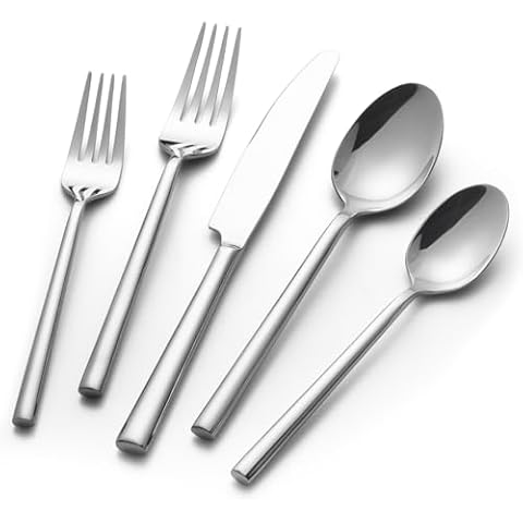 Alata 20-Piece Stainless Steel Flatware Set Cover