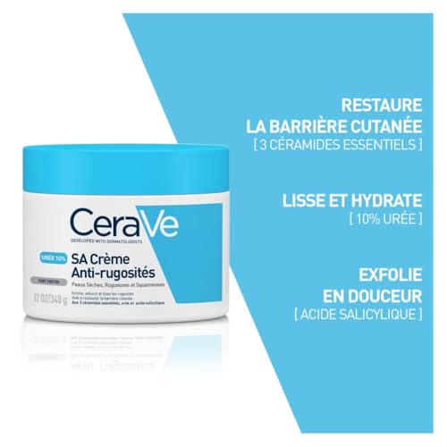 Cerave Feuchtigkeitslotion SA Urea für trockene Haut 2 x 340 g