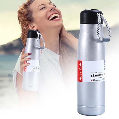 Stainless Steel Metal Vacuum Water Flask Reusable Cup for Cold