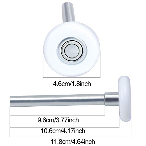 HOZEON 15 Pack 2 Inches Garage Door Rollers, Sealed 6200ZZ Bearing Nylon Garage Door Roller, Quiet and Durable Garage Door Wheels for Residential and Commercial Garage Doors by HOZEON - Image 2