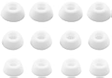Replacement Ear Tips Compatible with Sound core by ANK er Liberty 4 NC, Silicone Ear Buds Ear Cap Ear Plug Eartips Replacement for Liberty4NC 3 Size 6 Pairs,White 6PW126